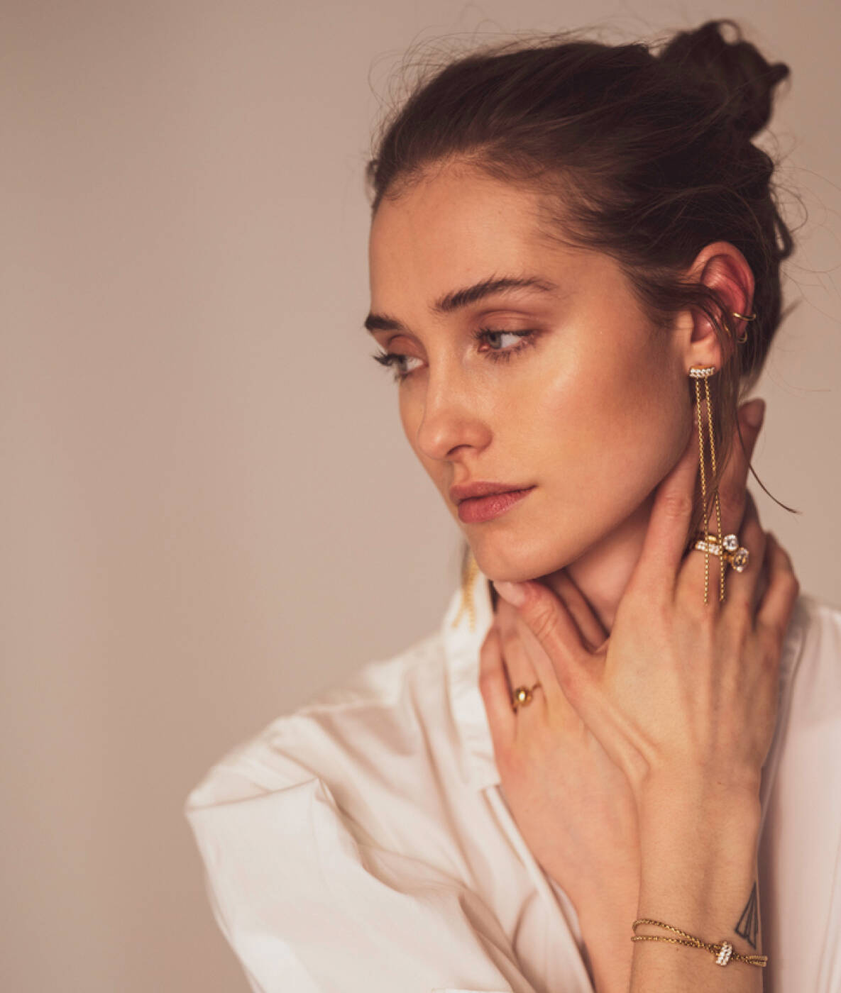 CLARISSA Long Ohrringe Stahl