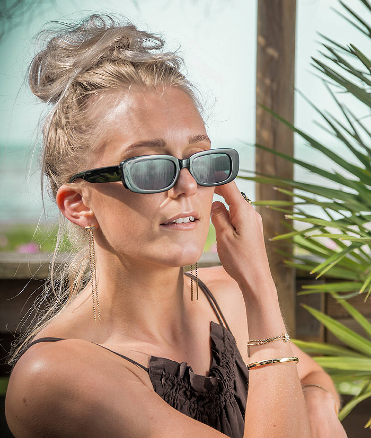 CLARISSA Long Ohrringe Gold