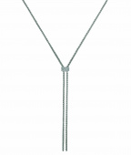 CLARISSA Long Halsketten Stahl
