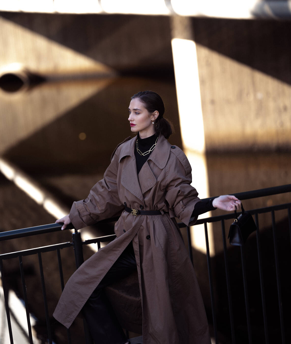 CHANIA Big Short Halsketten Gold