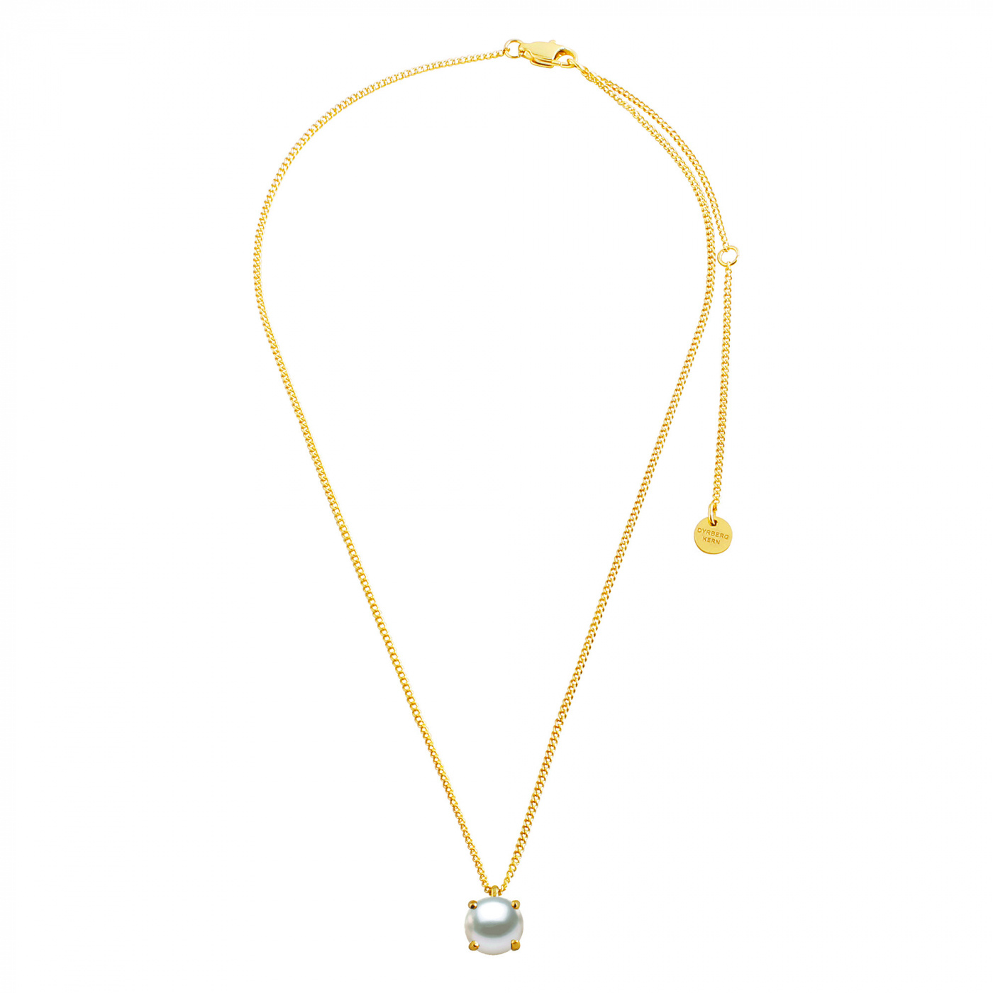 MANNY Gold WHITE PEARL Halsketten