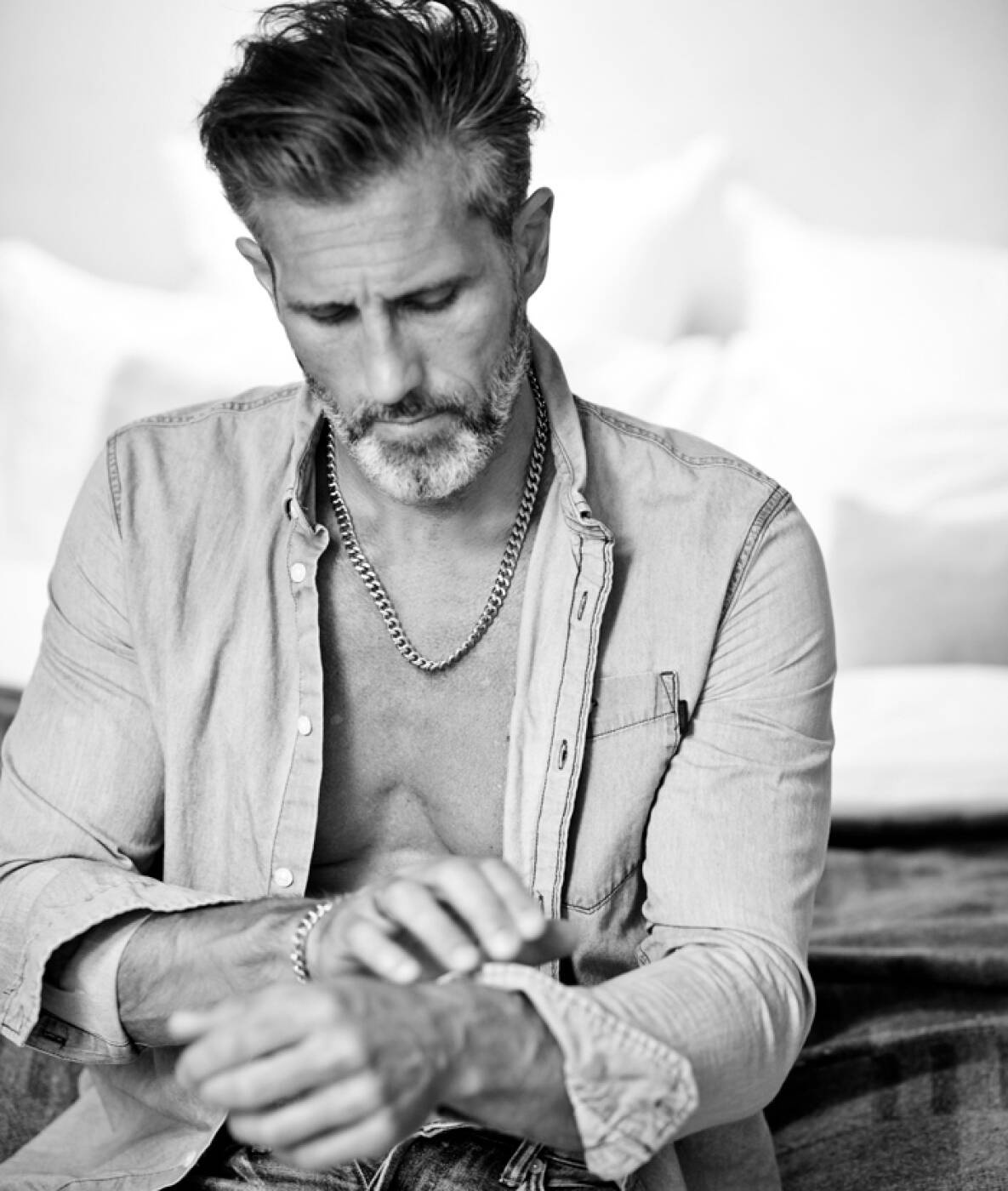 DYLAN Halsketten Stahl