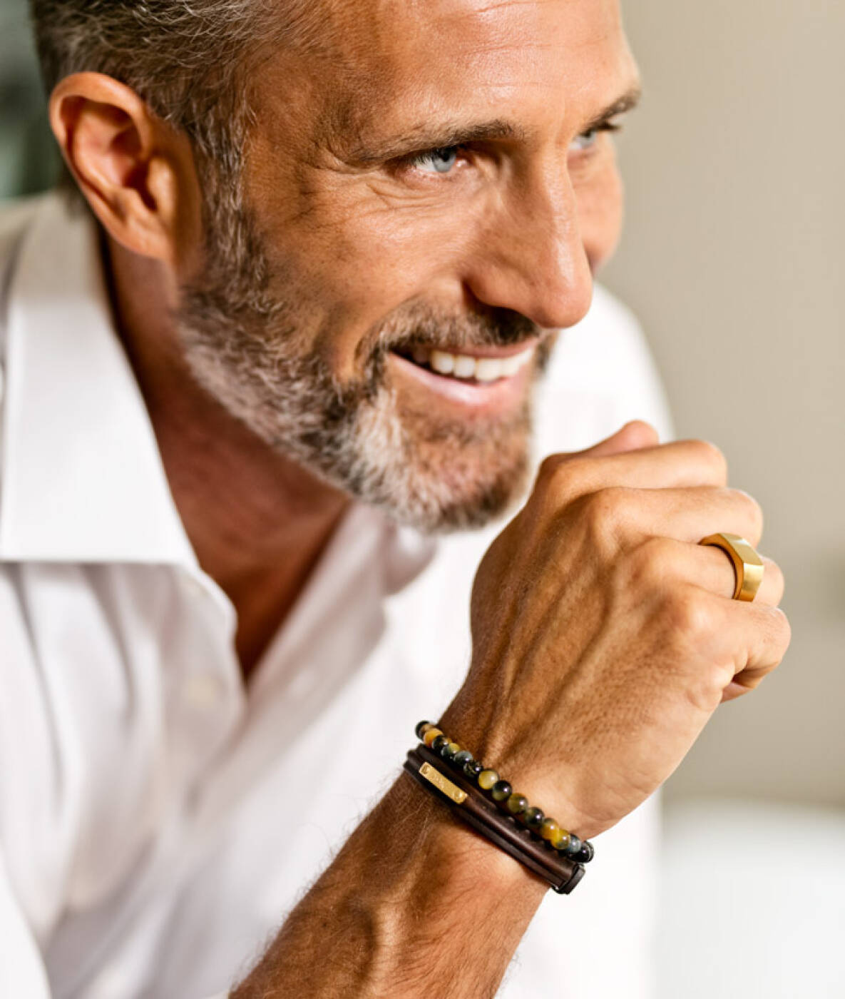 EDDIE Armbänder Schwarz/Braunt