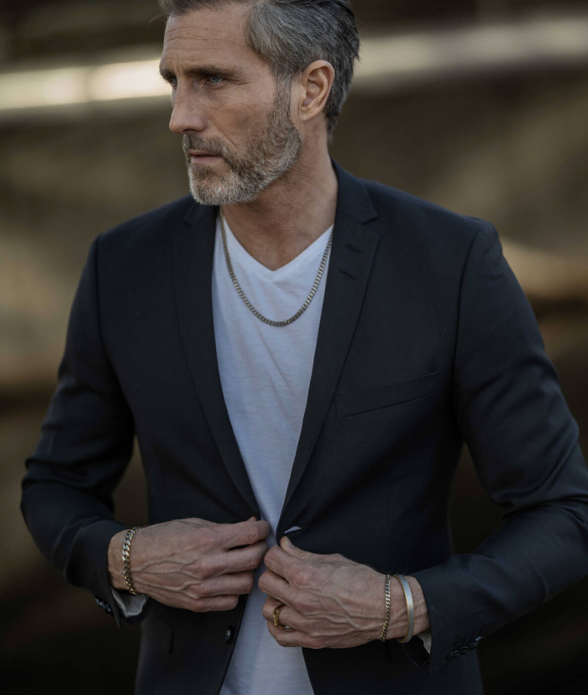 TEXAS Small Armbänder Stahl/Gold