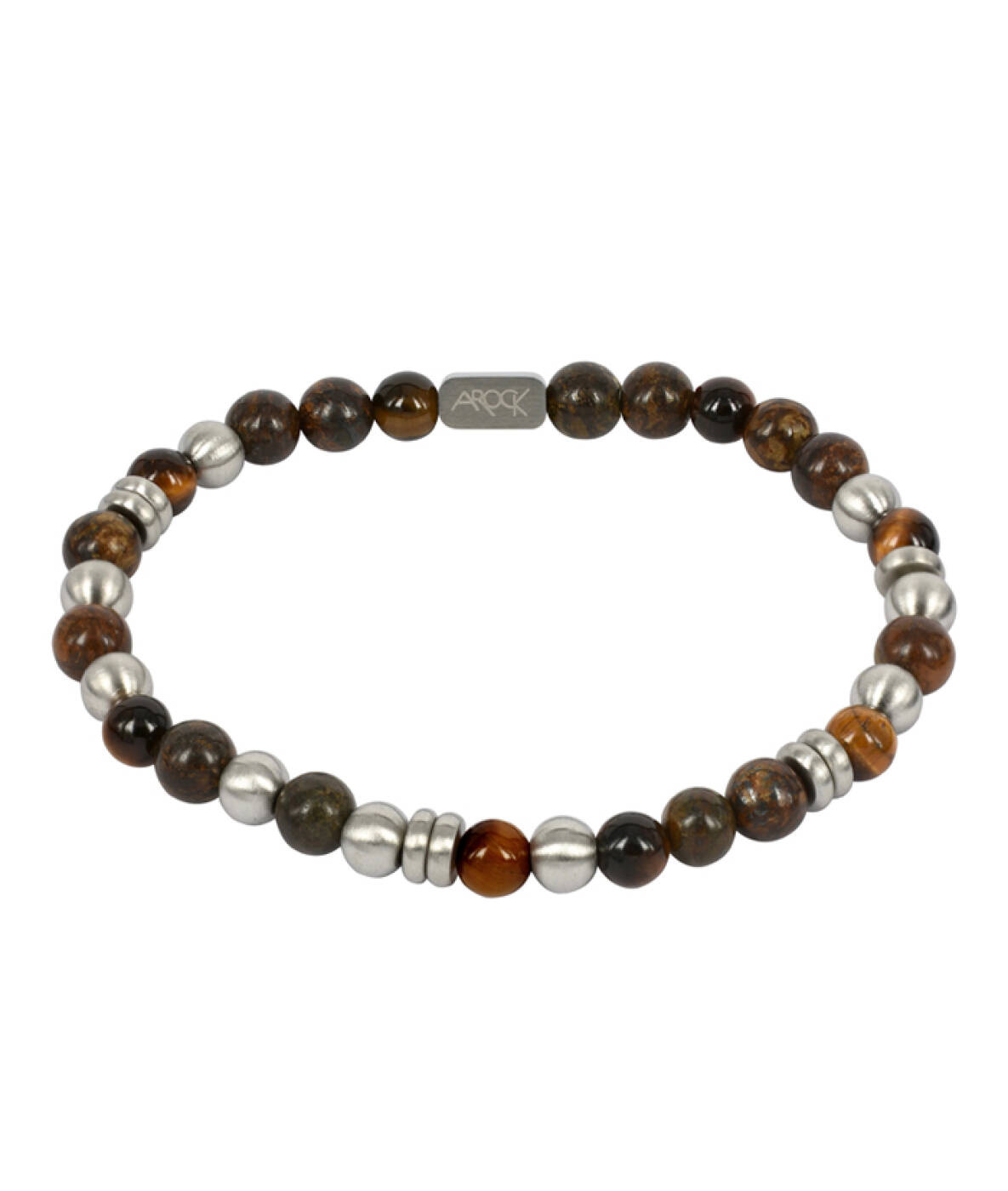 EDDIE Armbänder Braunt/Stahl