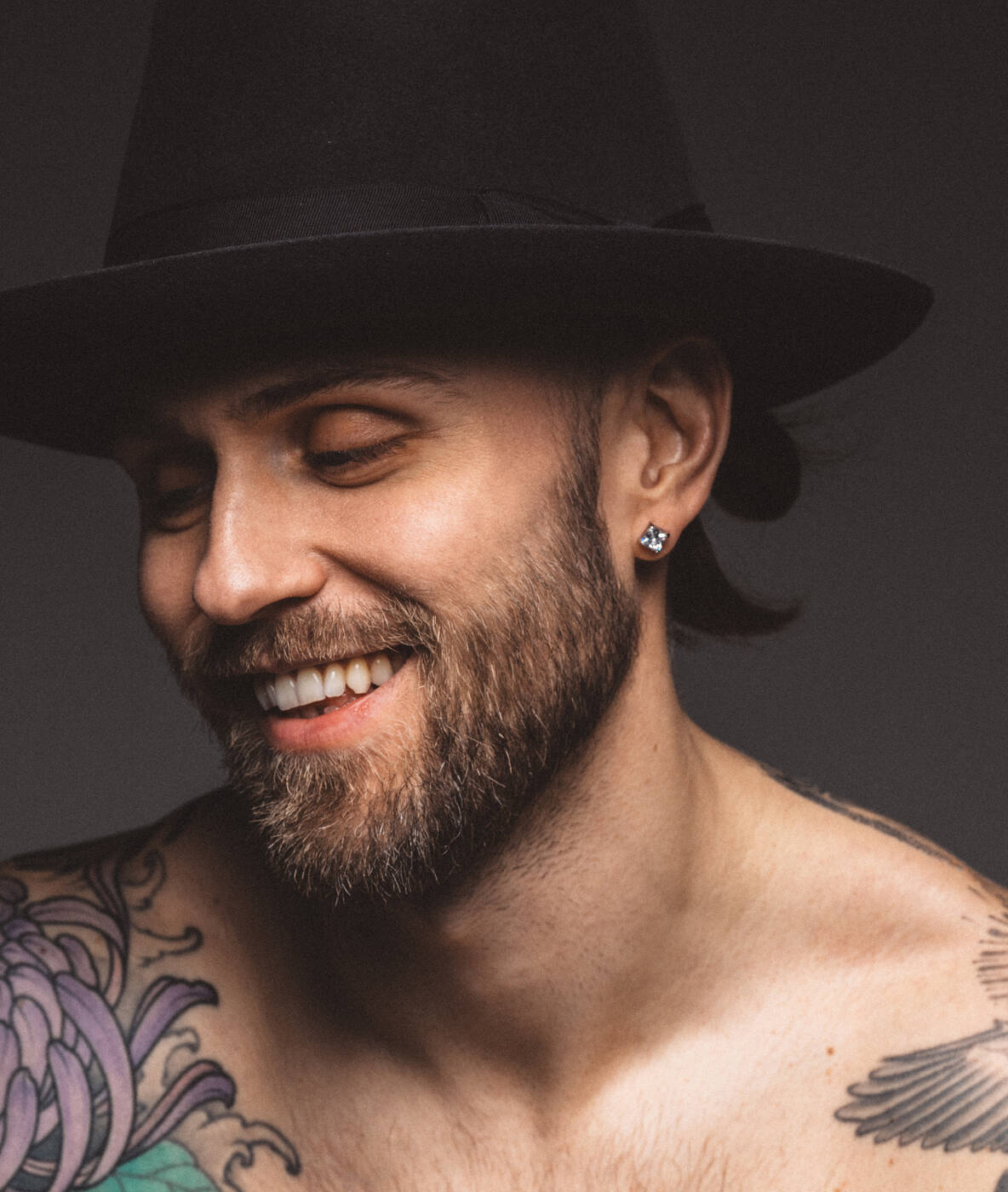 KIM Ohrringe Schwarz/Schwarz