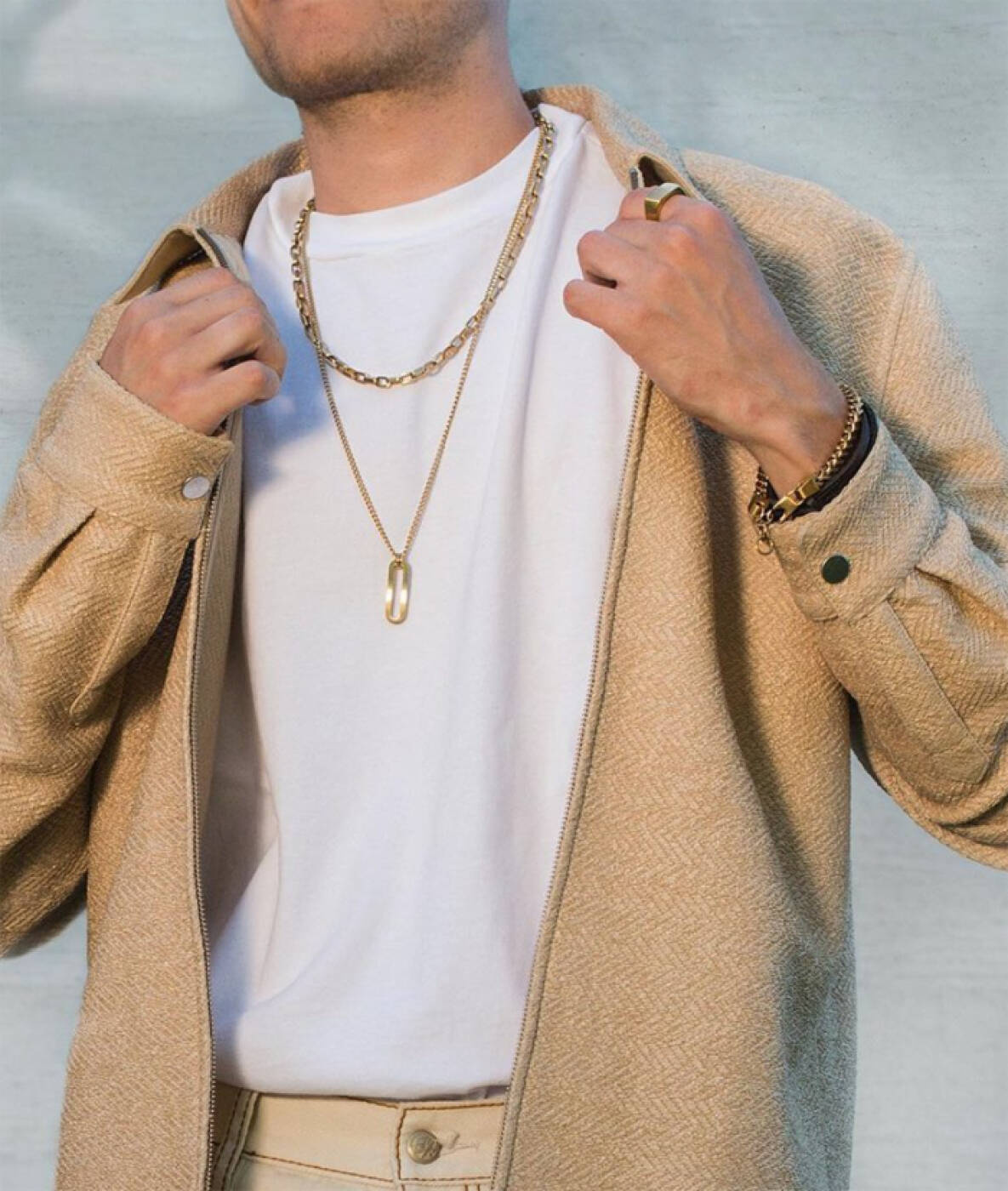 BENJAMIN Chain Halsketten Gold