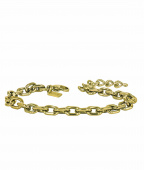 CHARLIE Chain Armbänder Blankt Gold
