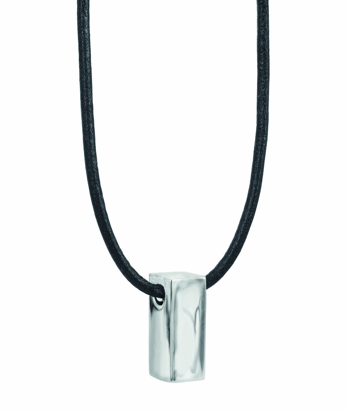 TIM Leather Halsketten Stahl