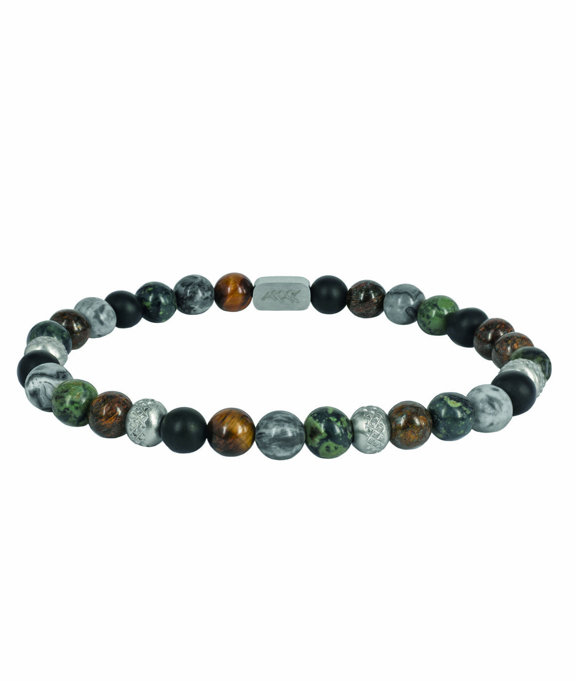 MIKE Armbänder Stahl/Grün