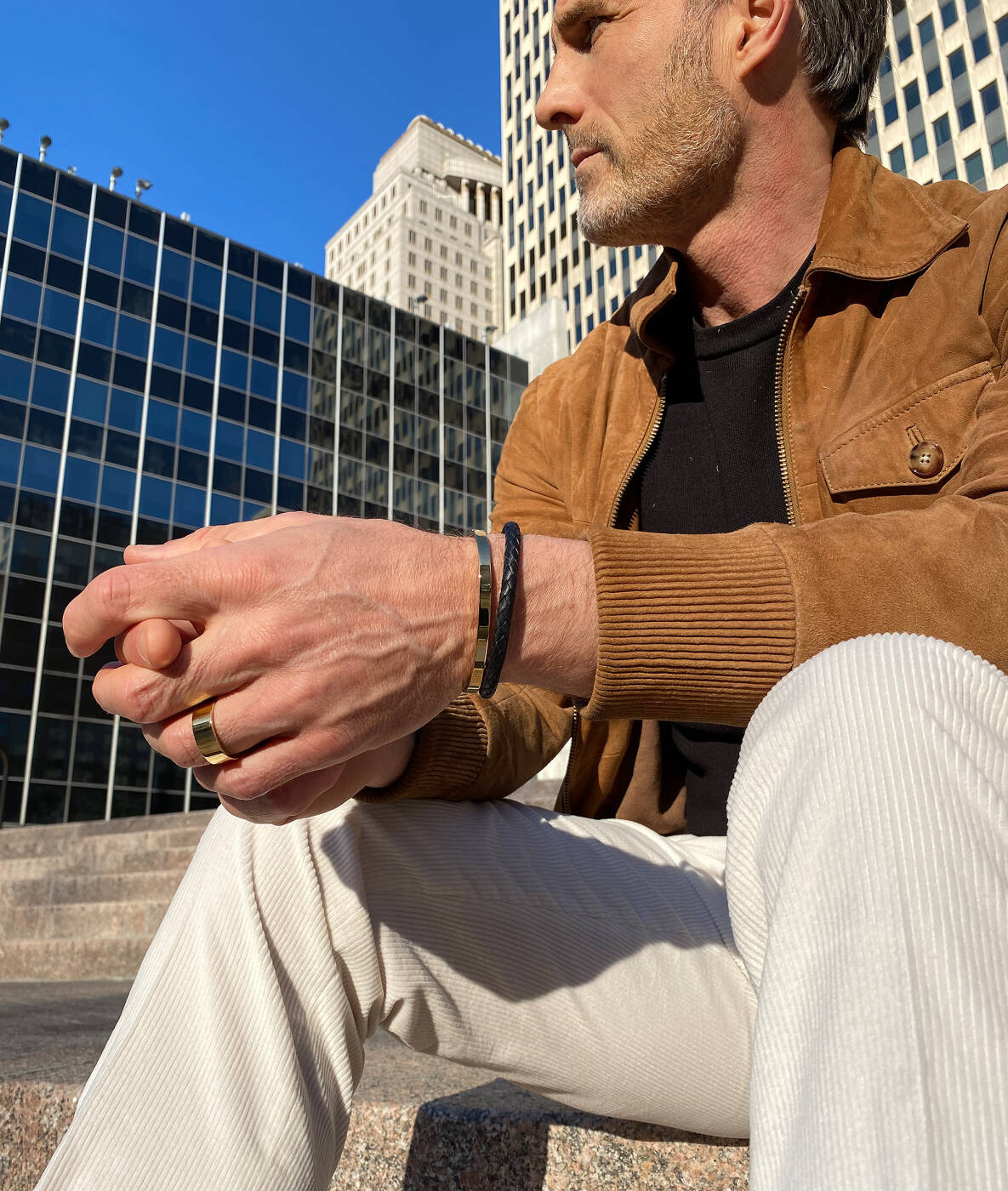 WALTER Blankt Gold ring