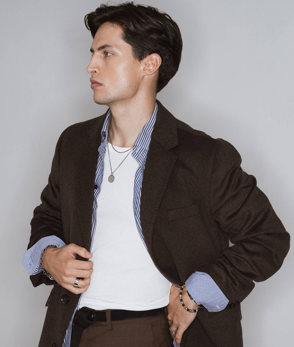 LESTER Halsketten Stahl