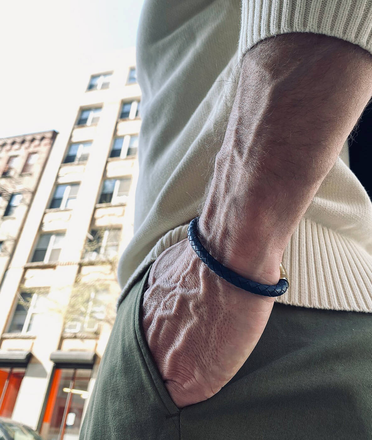 IZAR Armbänder Navy/Gold