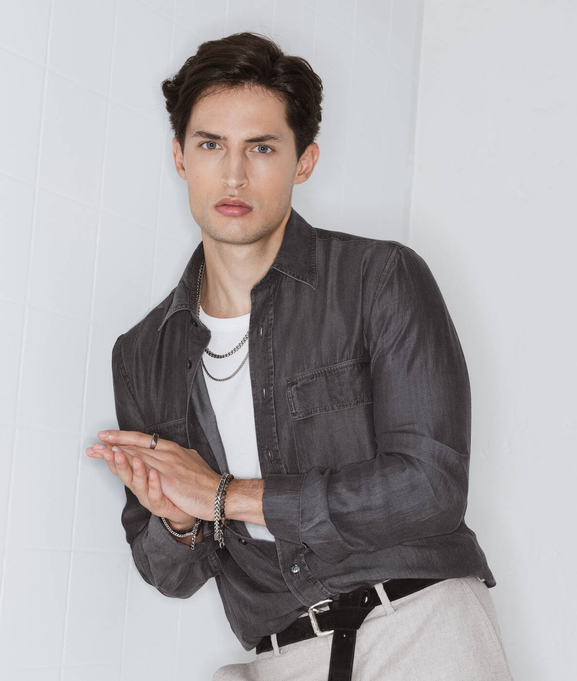 IGGY Small 42 Halsketten Gun Metal