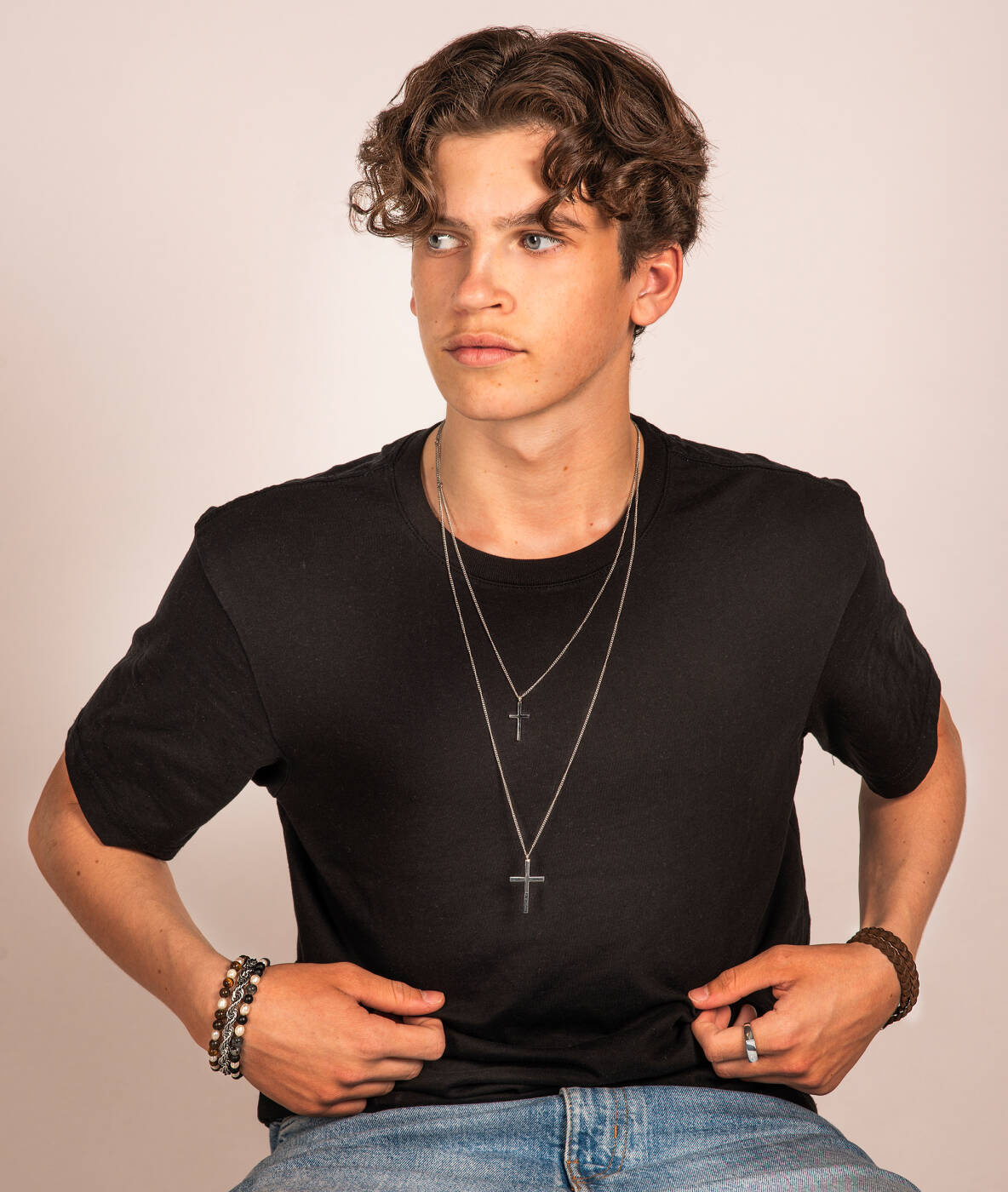 CROSS Long Halsketten Stahl