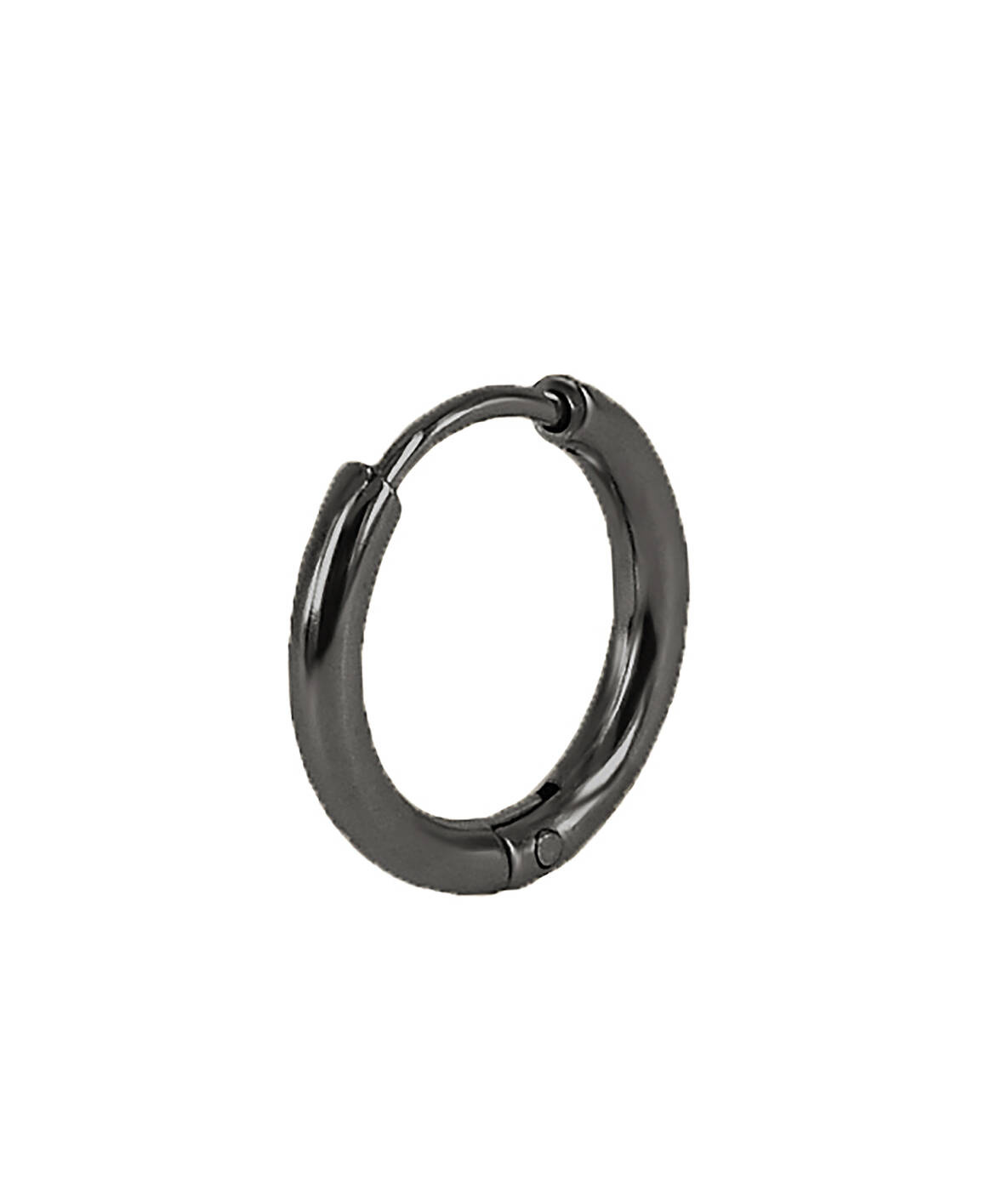 MILIAM 14mm Ohrringe Gun Metal