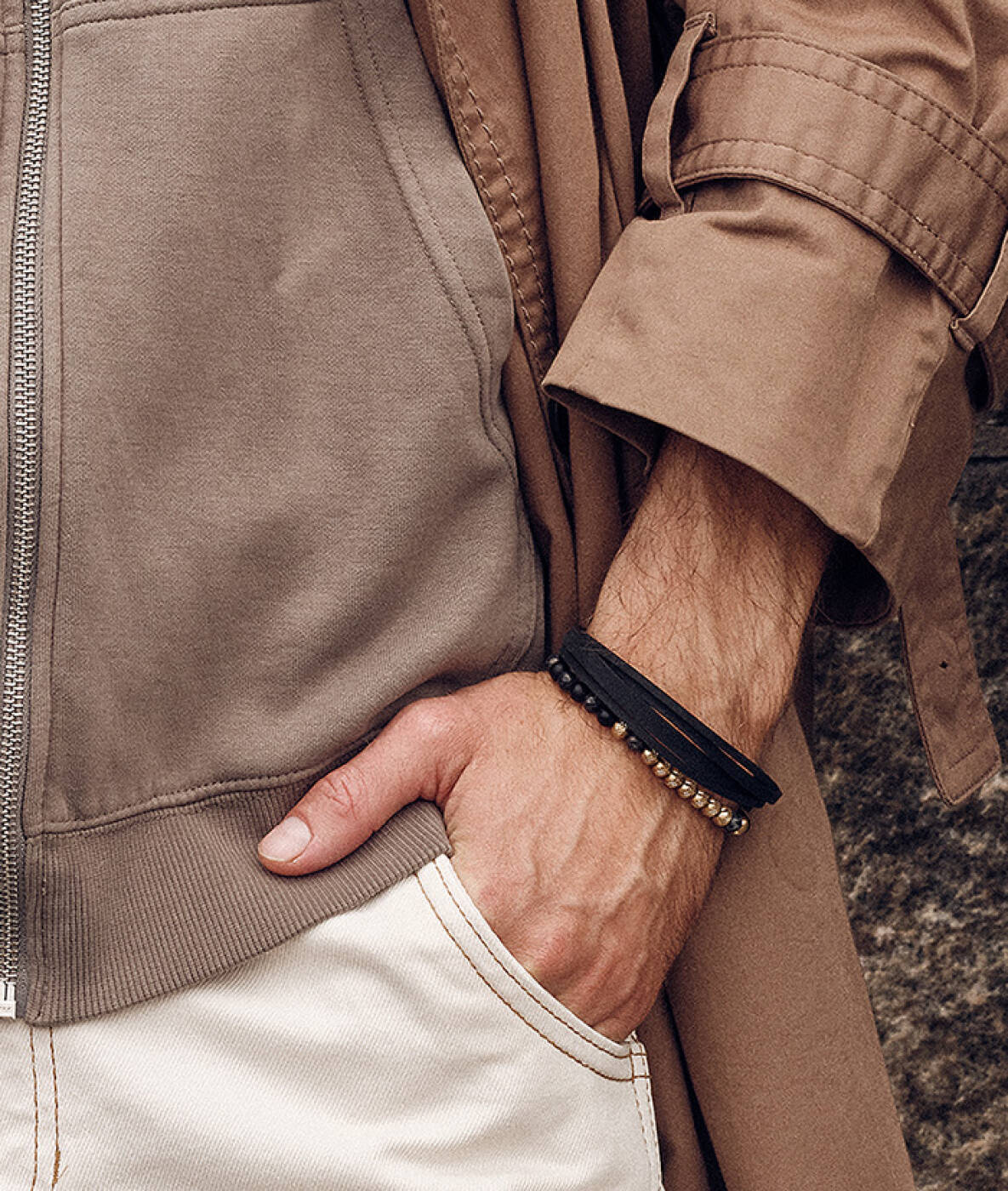 PHOENIX Armbänder Gold/Braun