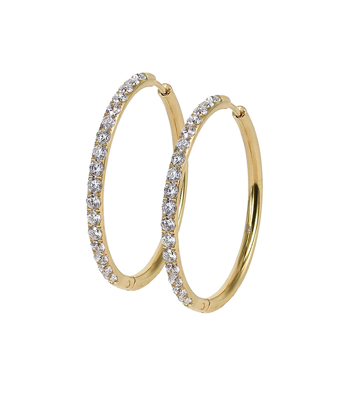 LUCY 35 mm Ohrring Gold 