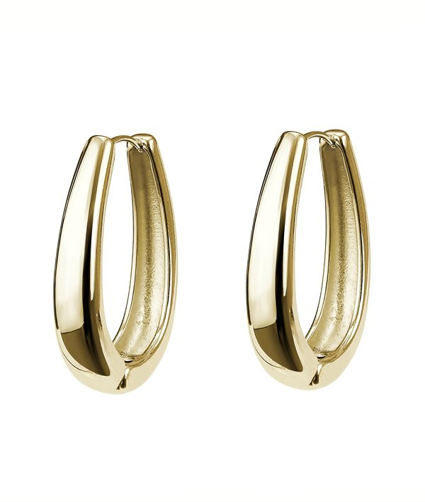 Alina Earrings Gold 34mm