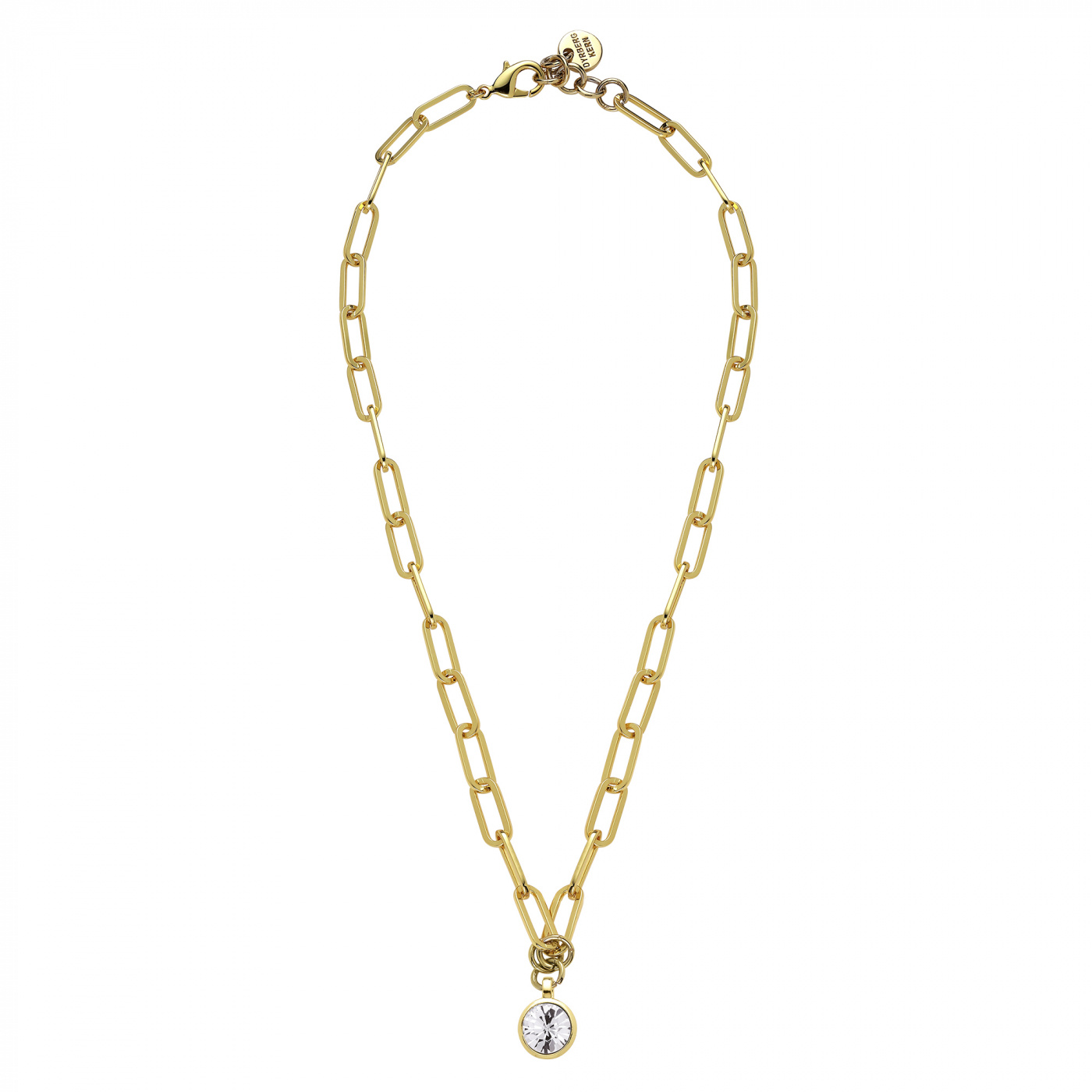 LISANNA Gold CRYSTAL Halsketten