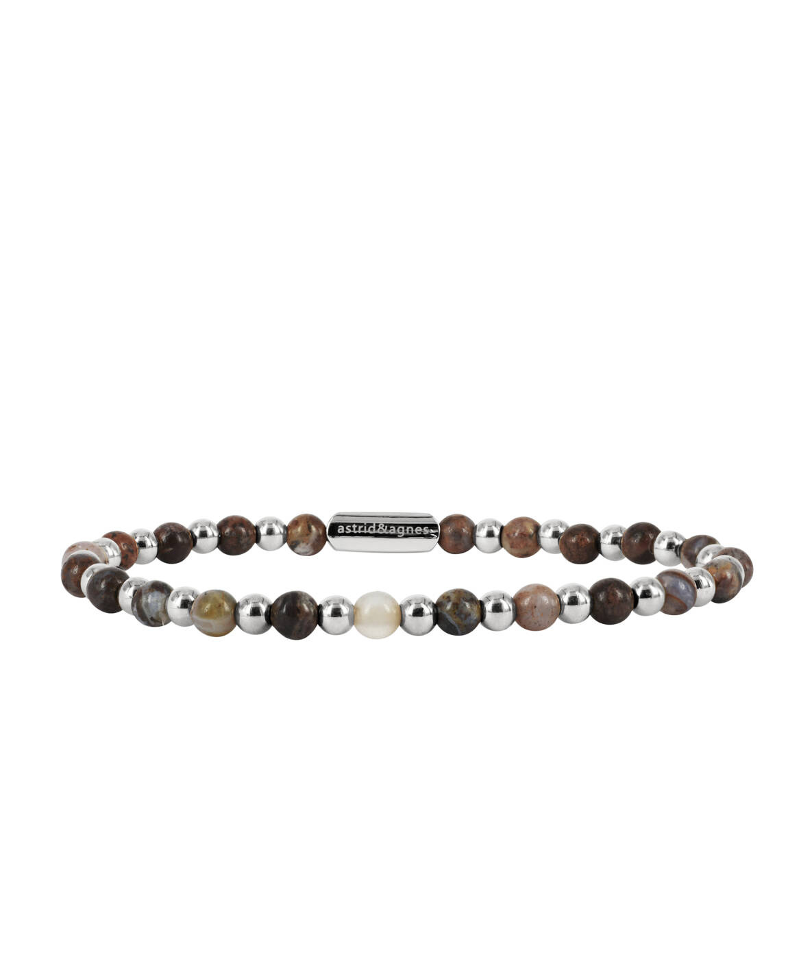 MIZA Armbänder Melange/Stahl