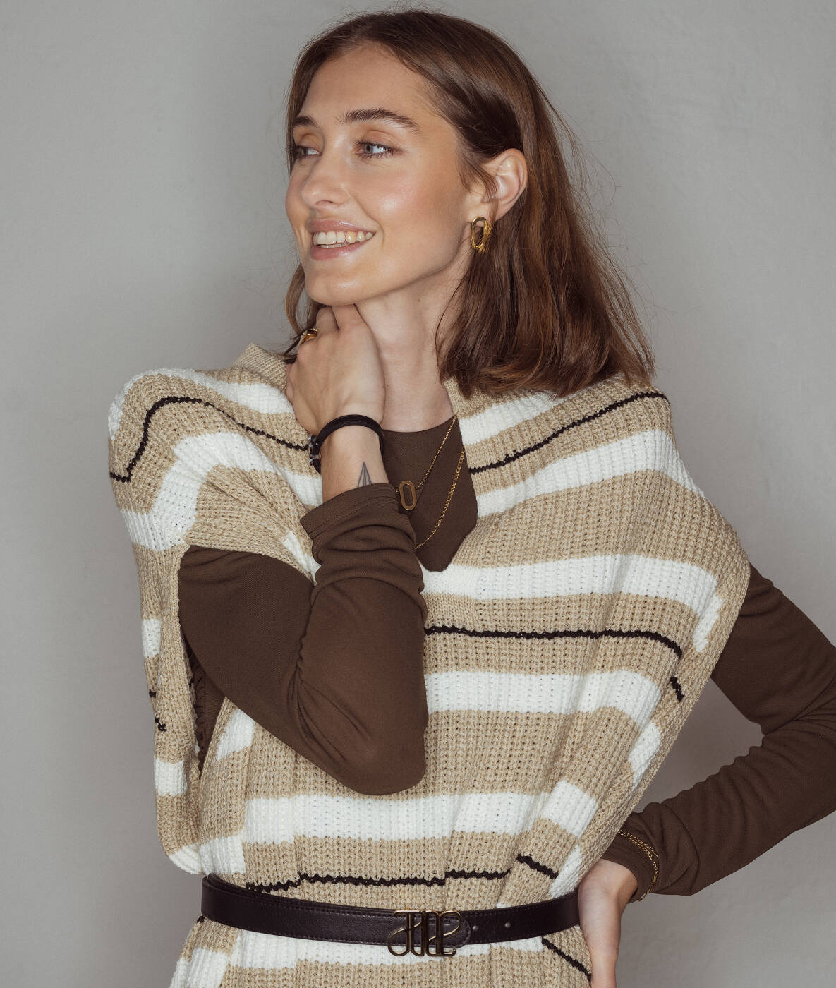 EXCELLENT Plain Halsketten Stahl