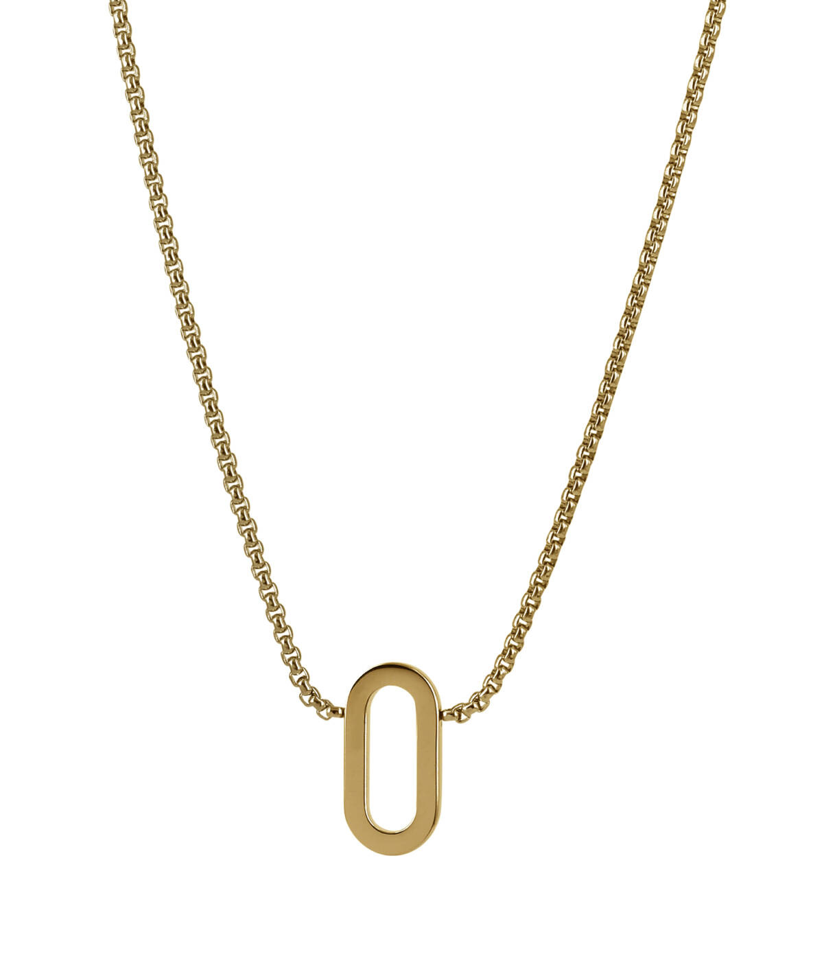 EXCELLENT Plain Halsketten Gold