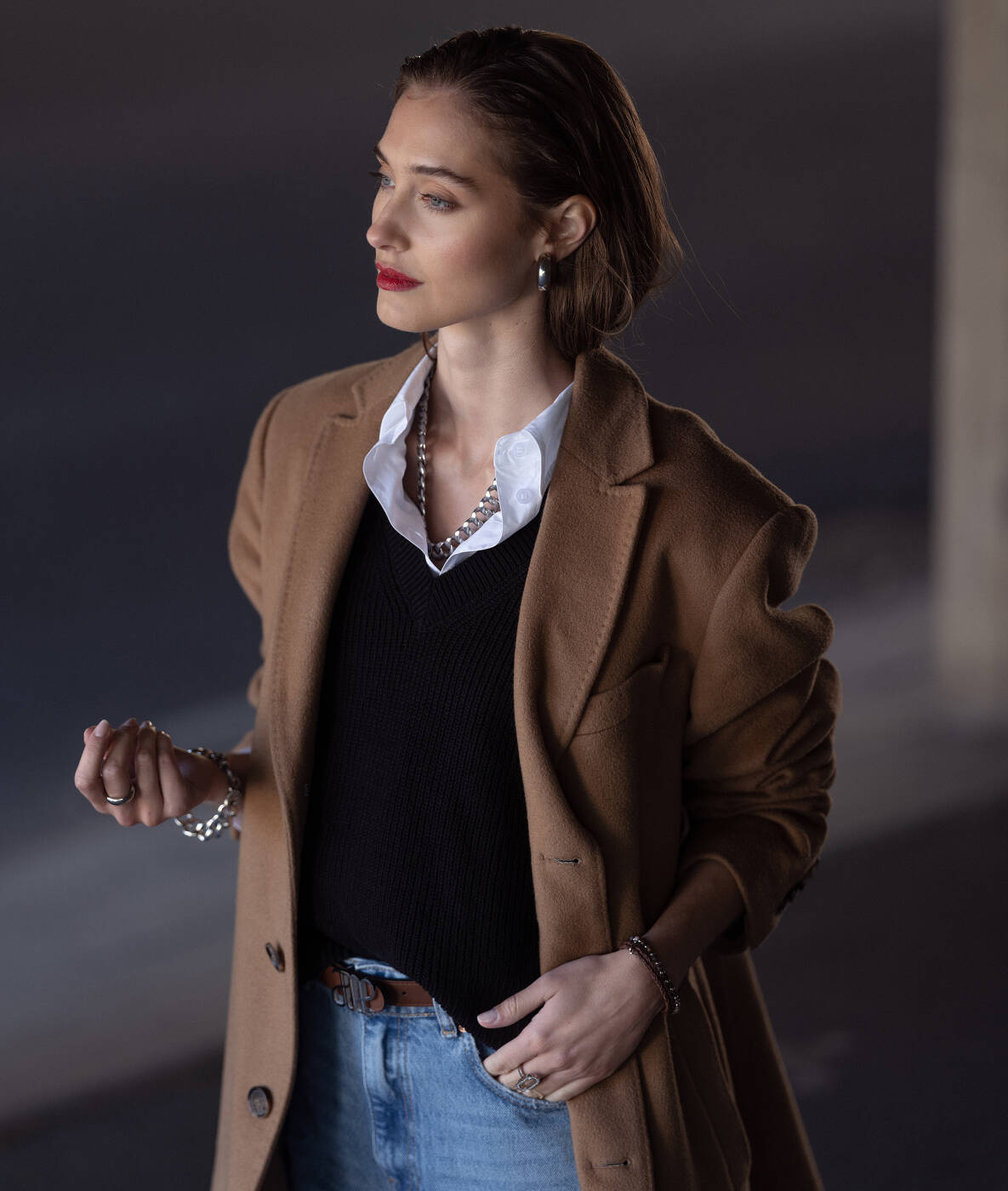 ASTRID Halsketten Stahl