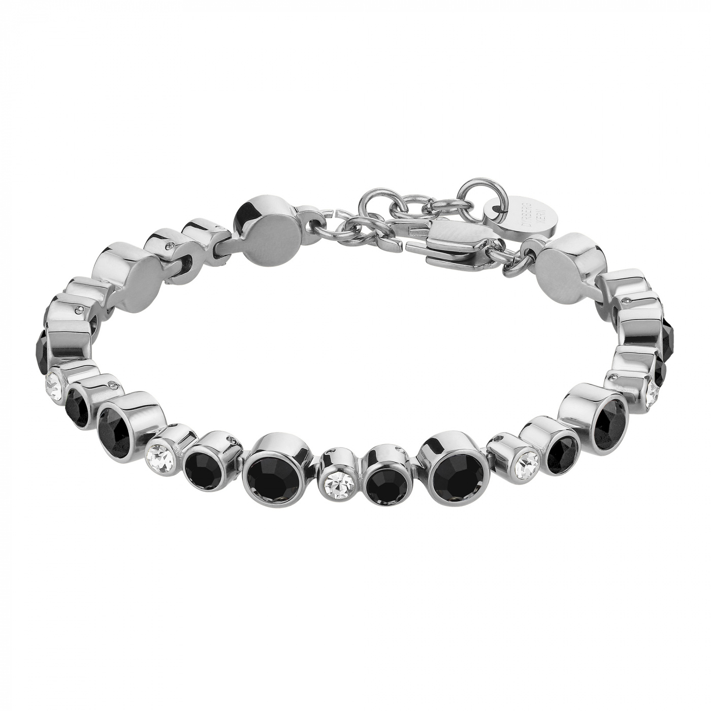 TERESIA Silber BLACK / CRYSTAL Armbänder