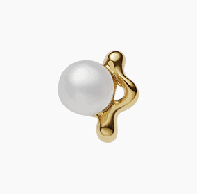 Shibuya Stud Earrings Set Goldplated Silver