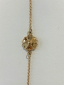 Uppland Armbänder 3 blommor Gold 17+1 cm