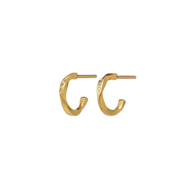 Echo Petite Ohrring Gold