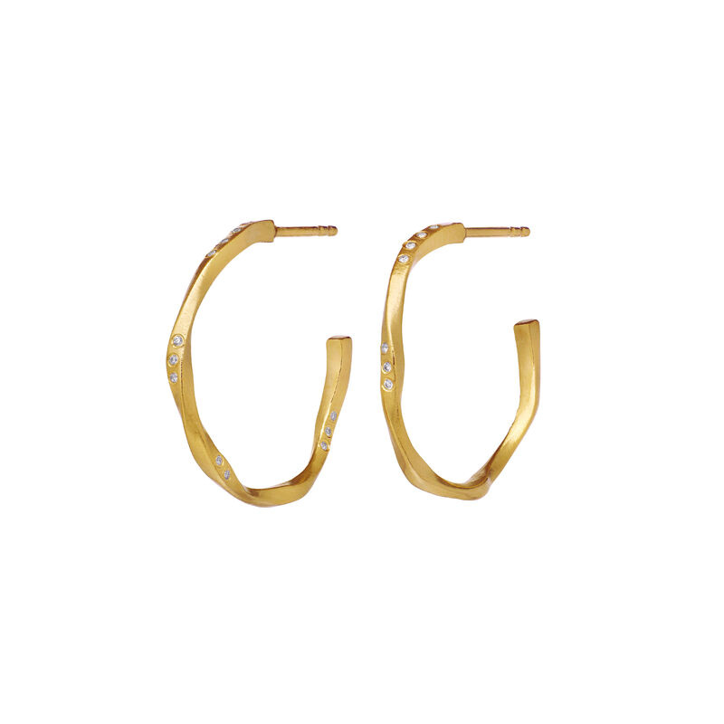 Echo Medium Ohrring Gold