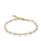 MISS PEARL Armbänder WHITE Gold