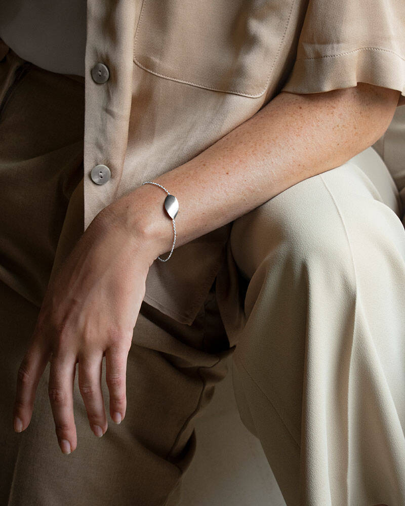 Aqua Armbänder Silber