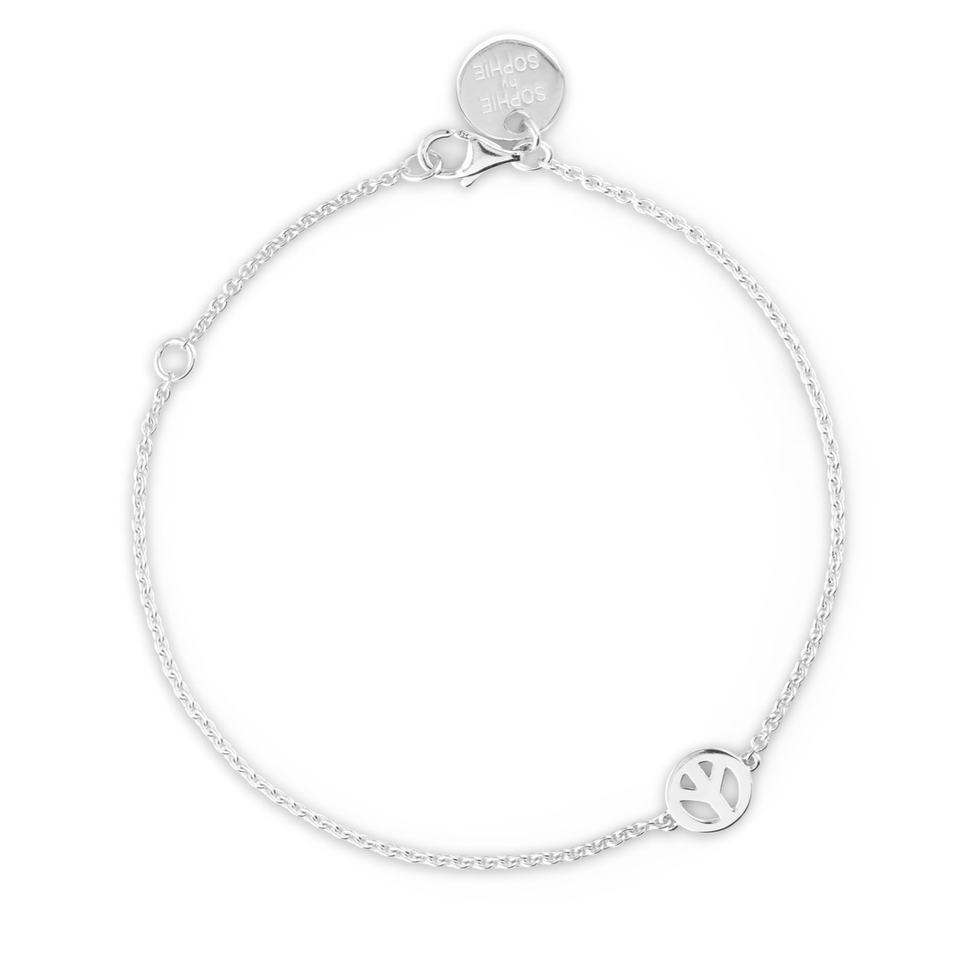 Peace Symbol Armbänder (Silber)