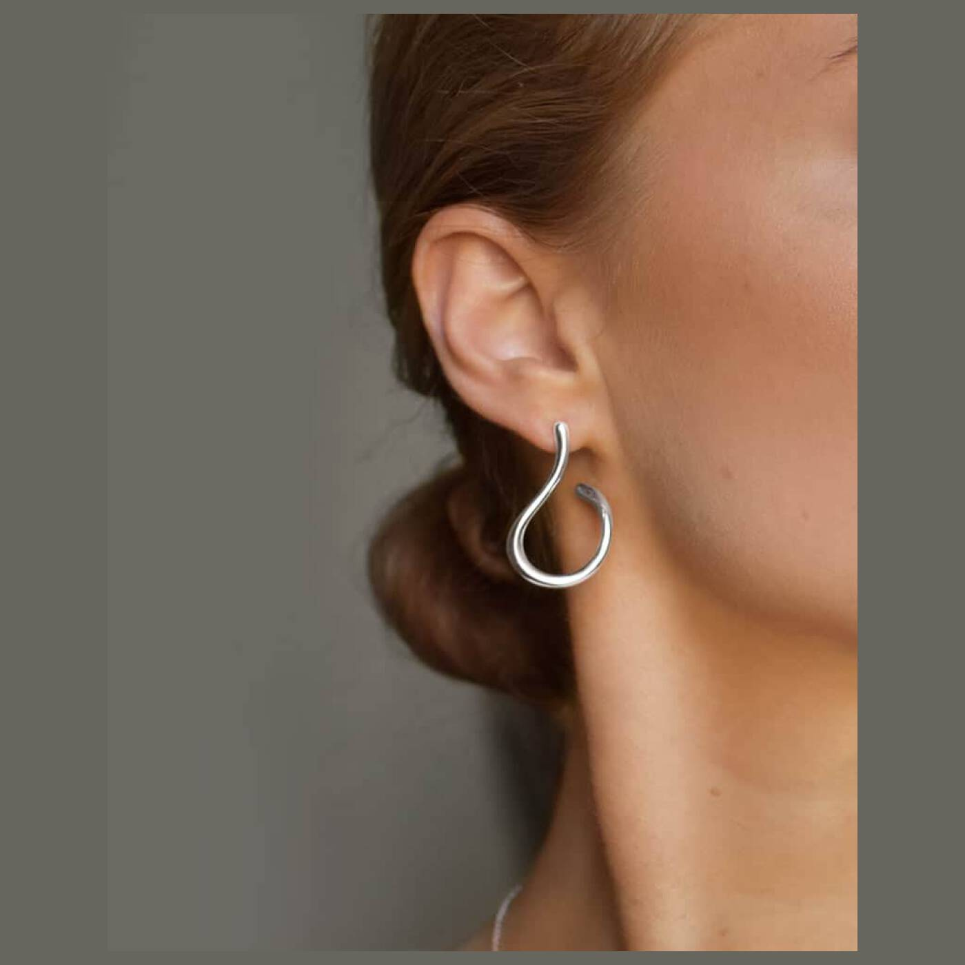 Breeze Ohrring Silber