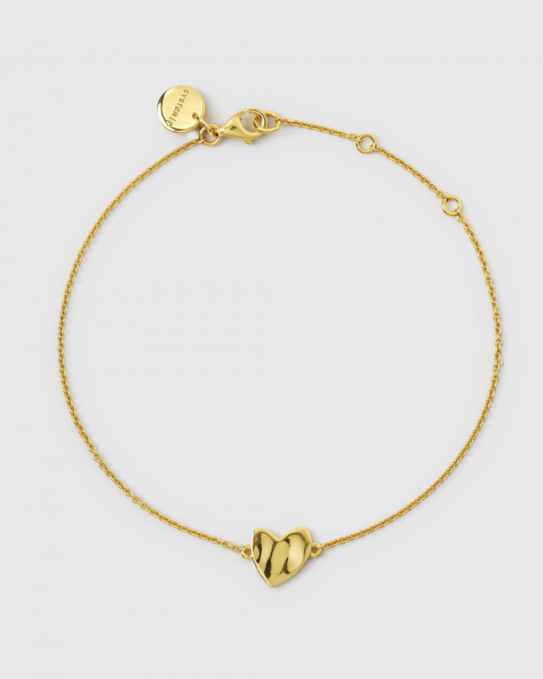 Friends Heart Bracelet Gold