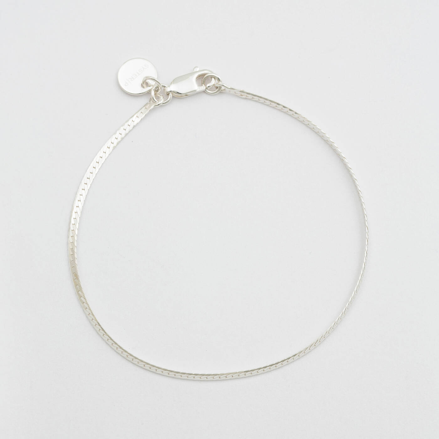 Herringbone Bracelet Silber