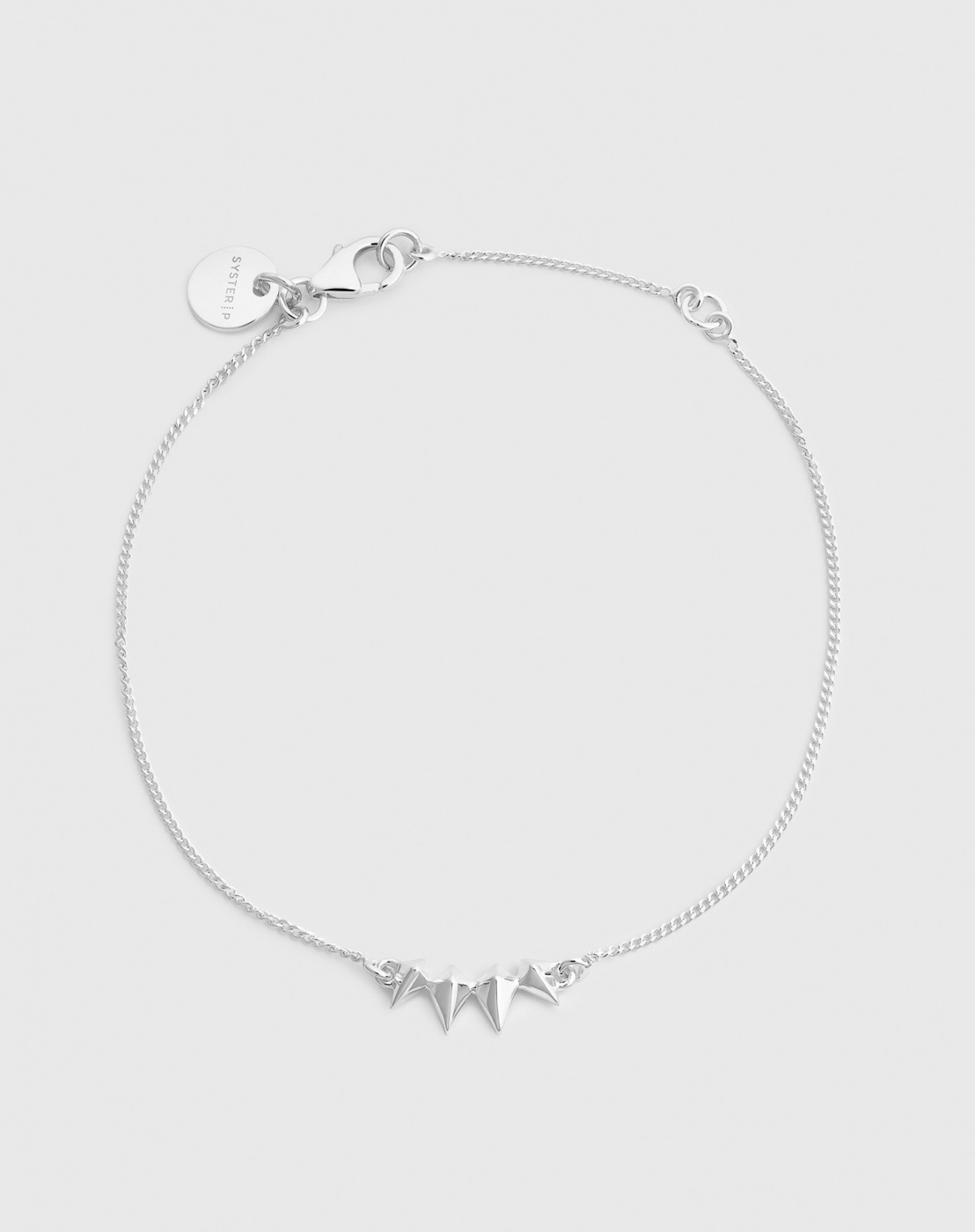 Uma Spike Armbänder Silber