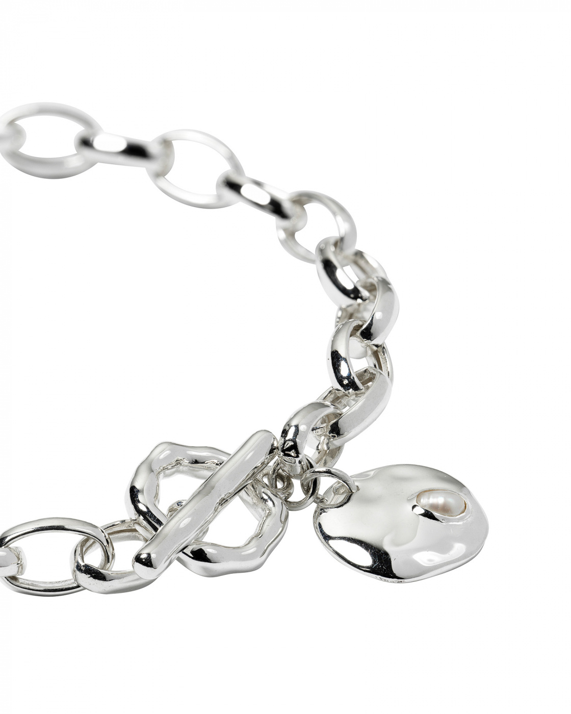 Paxton Heavy Bracelet Silver