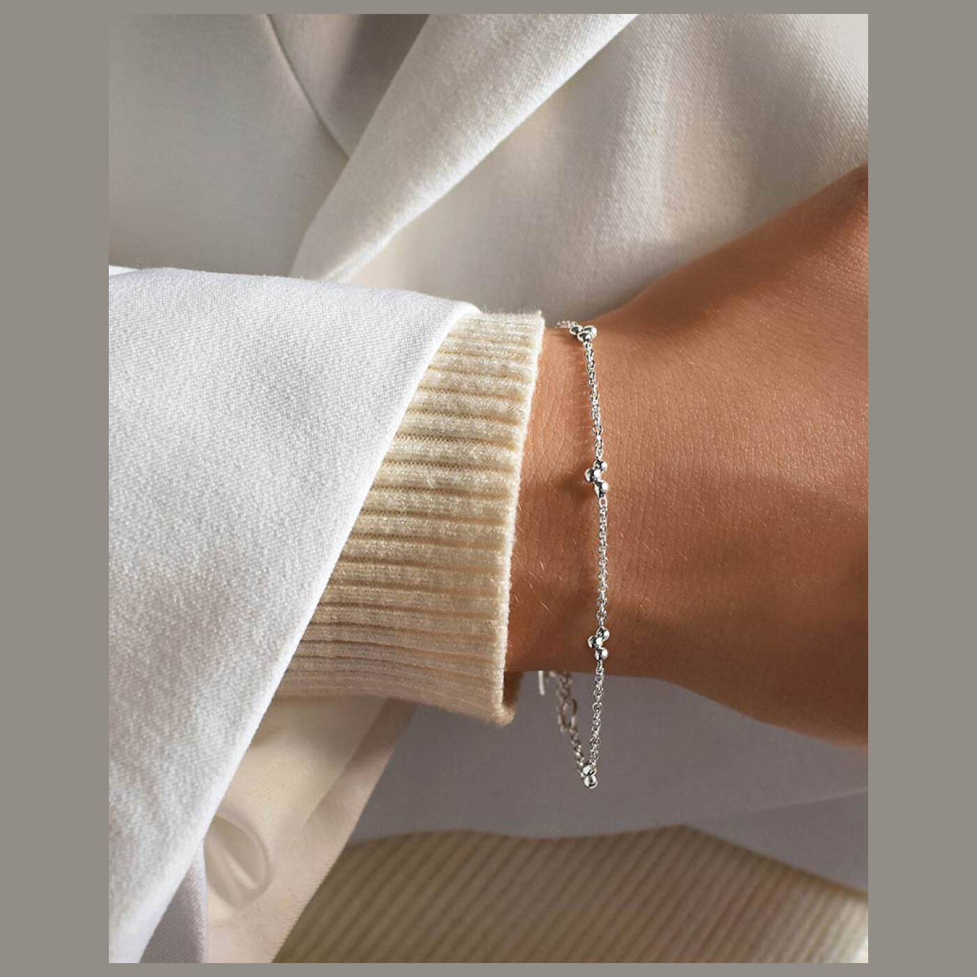 Drops full Armbänder Silber