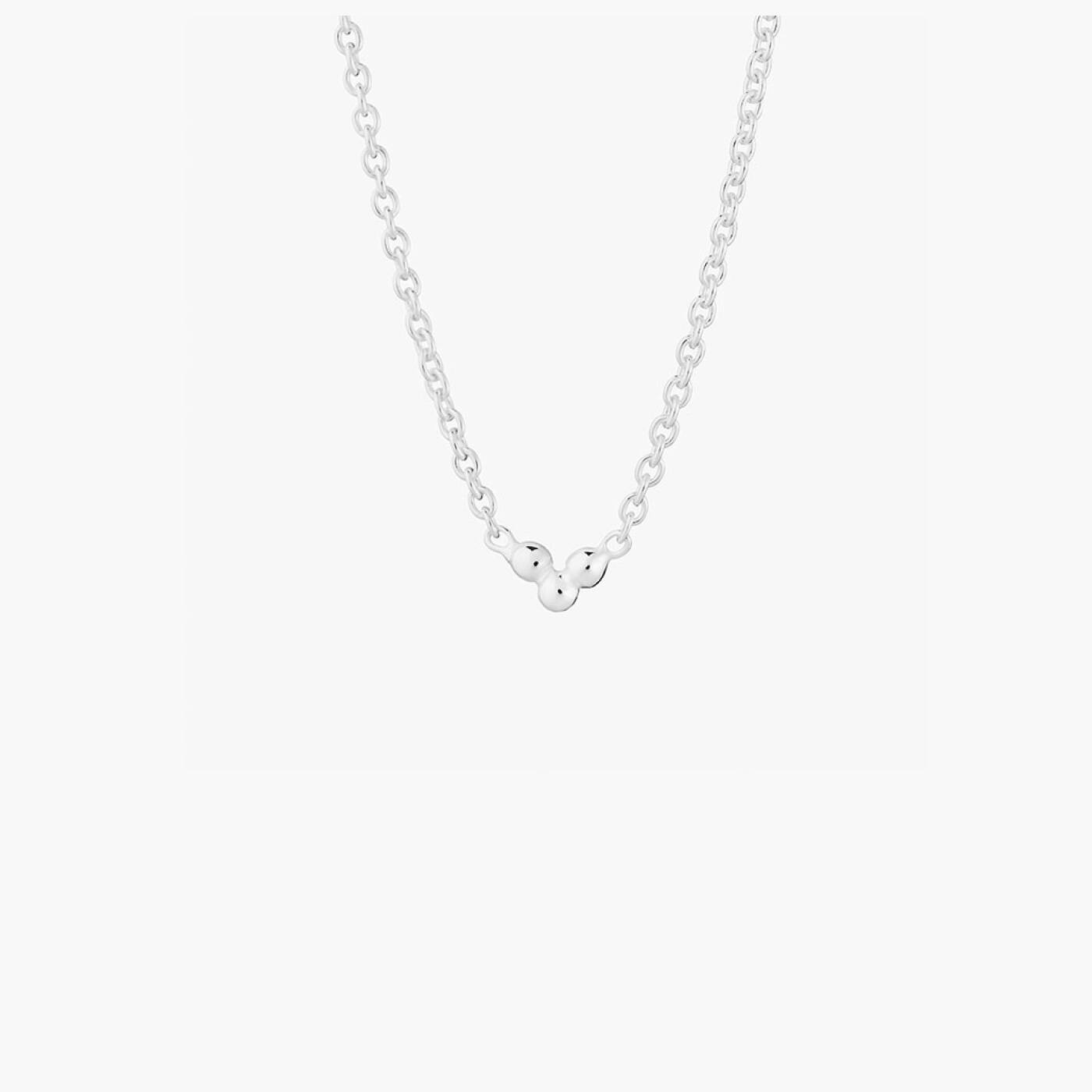 Drops Halsketten Silber