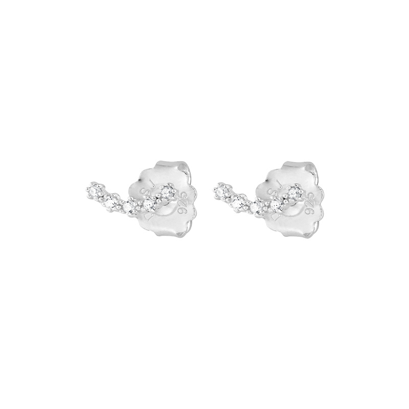 Diamond Sky fall studs Silber