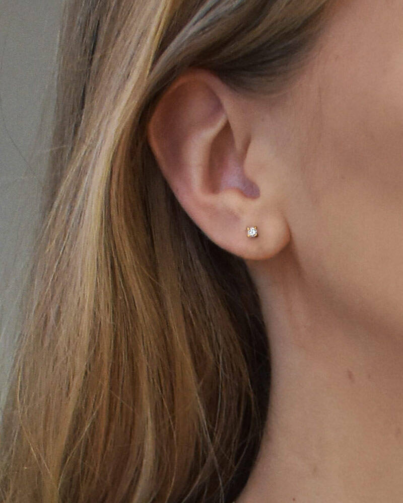 Diamond Sky drop Ohrring Gold