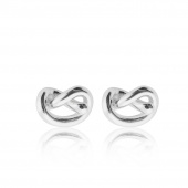 Knot Studs Ohrring (Silber)