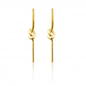 Knot Stick Ohrring (Gold)