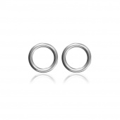 Circle Studs Ohrring (Silber)