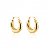 Bold Hoops Ohrring Small (Gold)