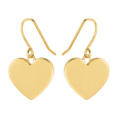 Heart Hook Ohrring (Gold)
